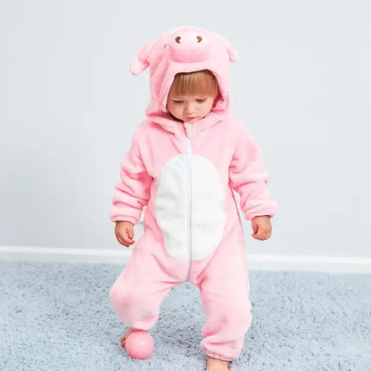 Combinaison à capuche enfant animal