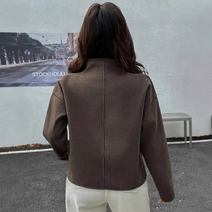 Women's Cropped Relaxed-Fit Jacket | Modern and Casual