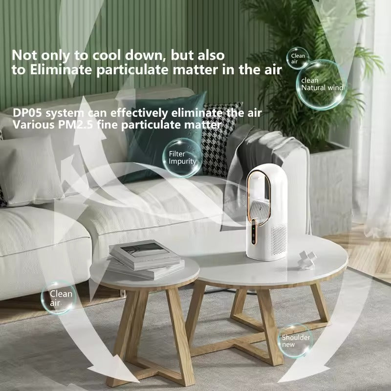 CoolMist lapát nélküli ventilátor és légtisztító | Csendes, kompakt kialakítás