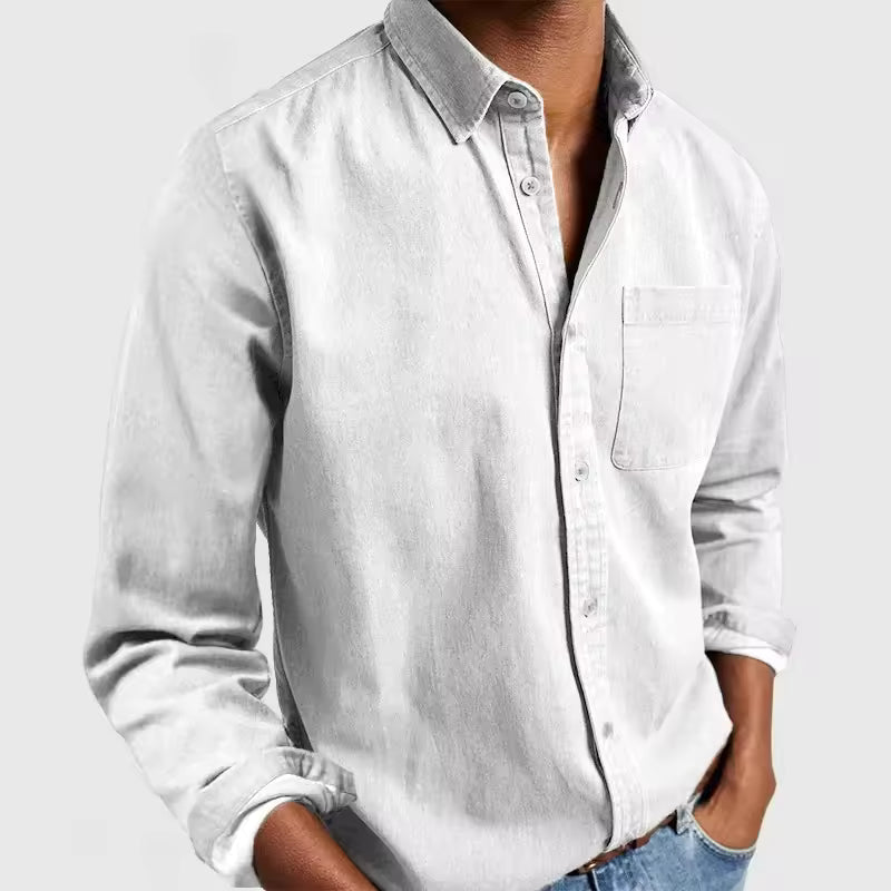 Camicia Casual Morbida da Uomo | Design Universale Quotidiano