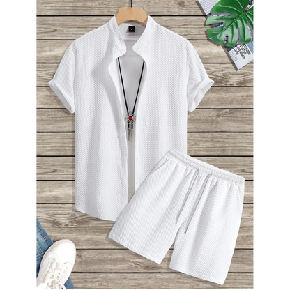 Pánská italská letní sada | Uvolněný a pohodlný dvoudílný outfit