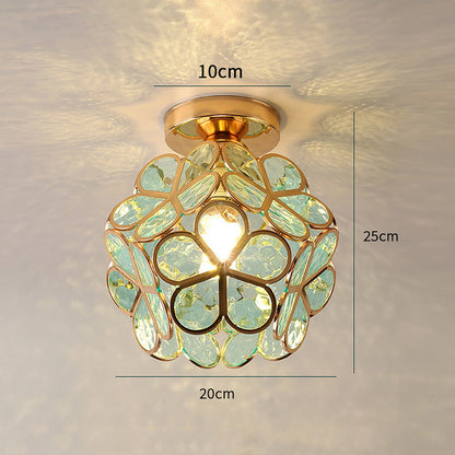 Nöfra | Artystyczna szklana lampa sufitowa