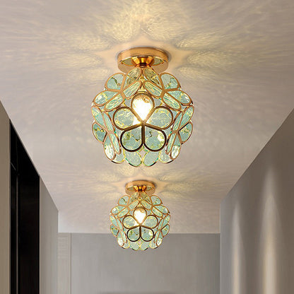 Nöfra | Artystyczna szklana lampa sufitowa