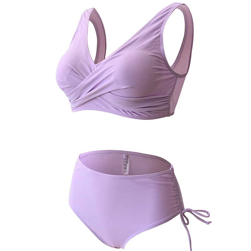 Egyszínű női bikini szett