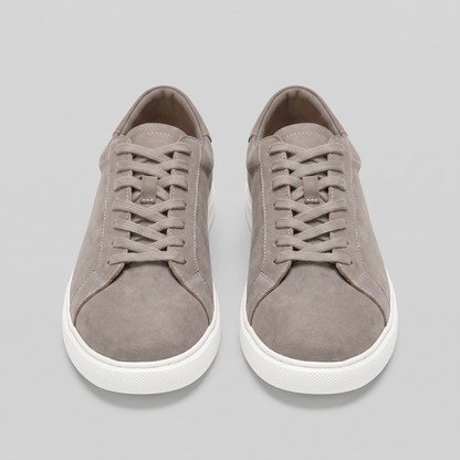 Baskets basses pour hommes en style daim | Design minimaliste épuré