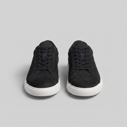 Baskets basses pour hommes en style daim | Design minimaliste épuré