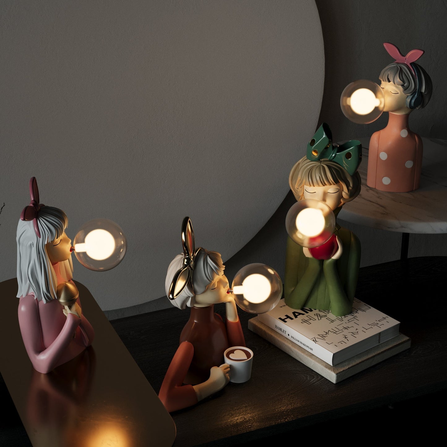 Luksusowa lampa stołowa LED Hemtor |