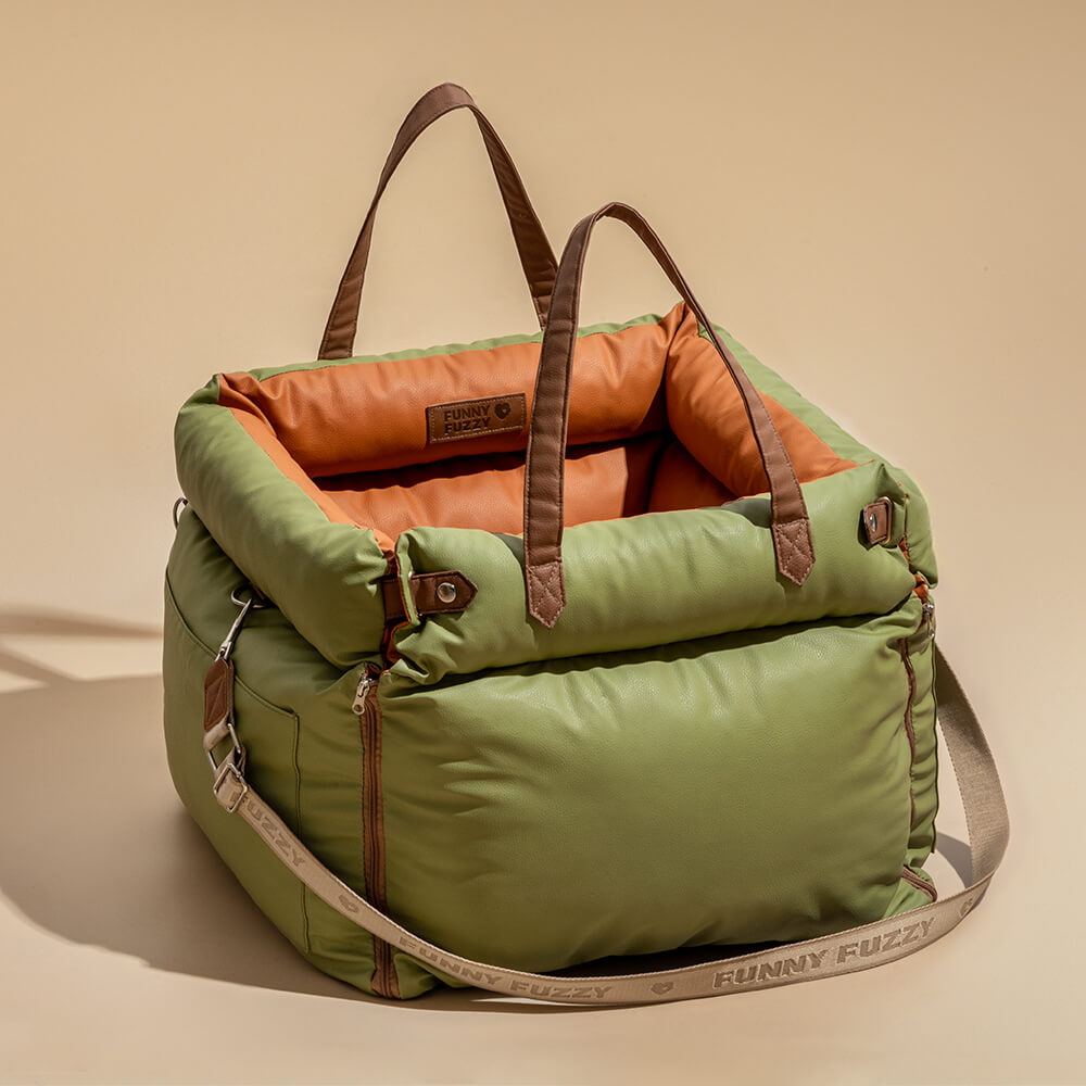 Luxe Fotelik Samochodowy dla Psa | Wygodne i Bezpieczne łóżko Podróżne