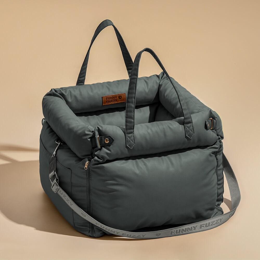 Luxe Fotelik Samochodowy dla Psa | Wygodne i Bezpieczne łóżko Podróżne