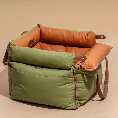 Luxe Fotelik Samochodowy dla Psa | Wygodne i Bezpieczne łóżko Podróżne