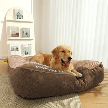 Sofá ortopédico para perros | Cama para mascotas que ayuda a las articulaciones con cojín