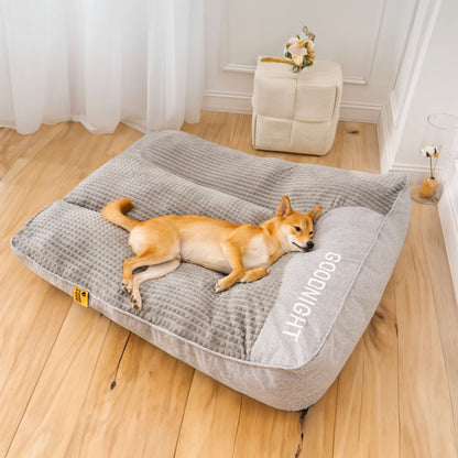 Sofá ortopédico para perros | Cama para mascotas que ayuda a las articulaciones con cojín