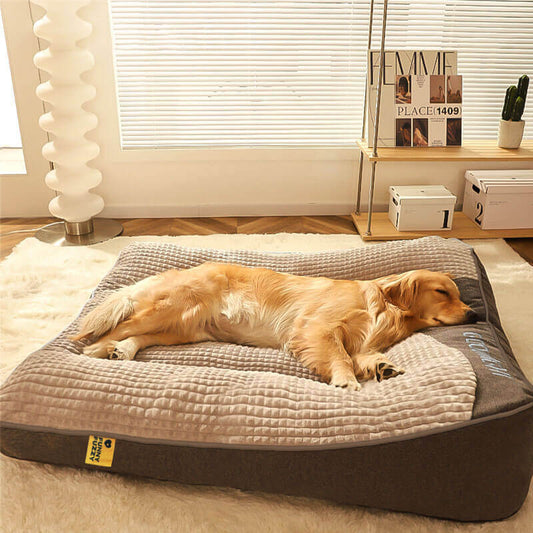 Sofá ortopédico para perros | Cama para mascotas que ayuda a las articulaciones con cojín