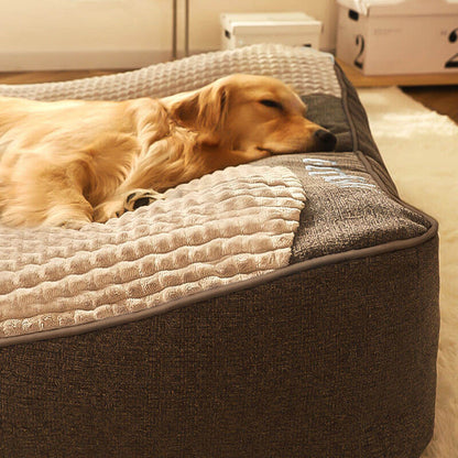 Sofá ortopédico para perros | Cama para mascotas que ayuda a las articulaciones con cojín