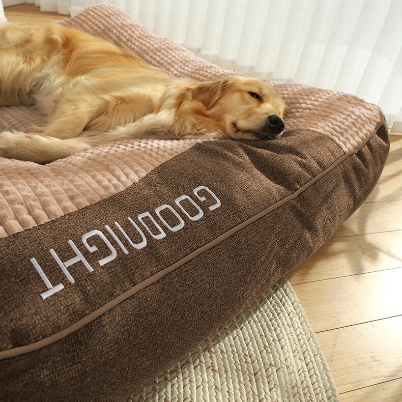 Sofá ortopédico para perros | Cama para mascotas que ayuda a las articulaciones con cojín