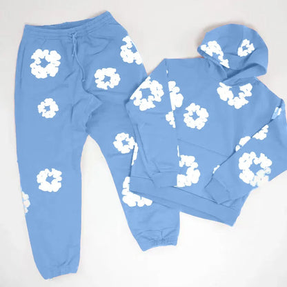 Ensemble de survêtement à imprimé floral unique