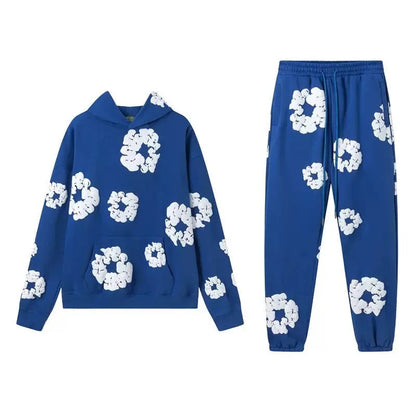 Ensemble de survêtement à imprimé floral unique