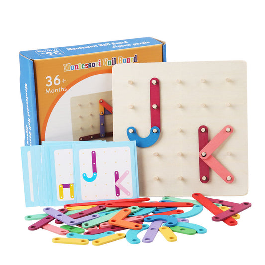 Interaktywna Biuletyn Ogłoszeń | Zabawka Do Tworzenia Wzorów Inspirowana Metodą Montessori