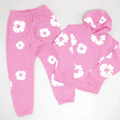 Ensemble de survêtement à imprimé floral unique