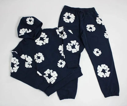 Ensemble de survêtement à imprimé floral unique
