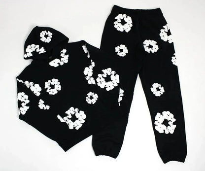 Ensemble de survêtement à imprimé floral unique