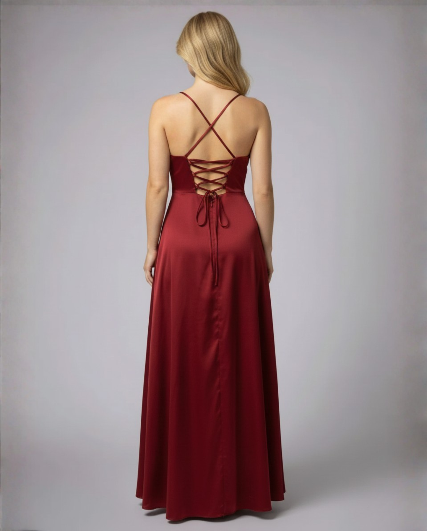 Damska Sukienka Maxi Z Podział | Elegancki Swobodny Styl Na Lato