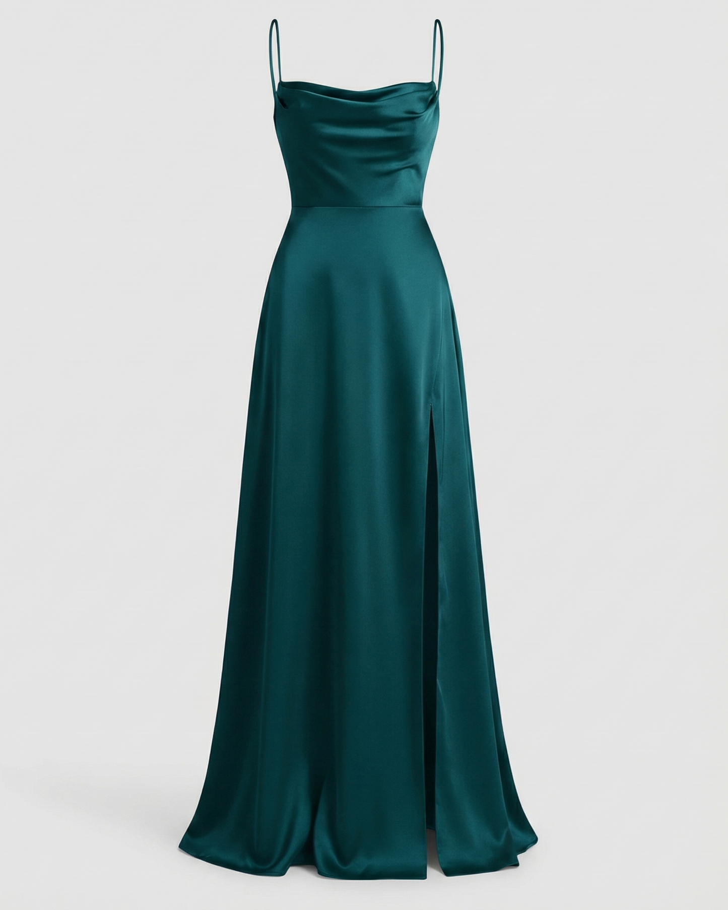 Damska Sukienka Maxi Z Podział | Elegancki Swobodny Styl Na Lato