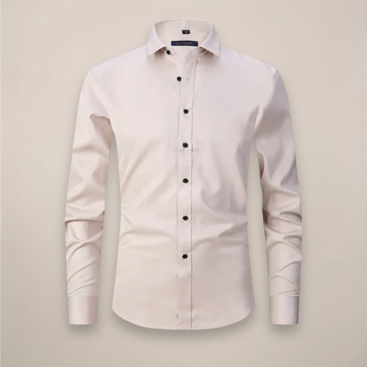 Men's Wrinkle-Free Dress Shirt | Structured Fit Long Sleeve