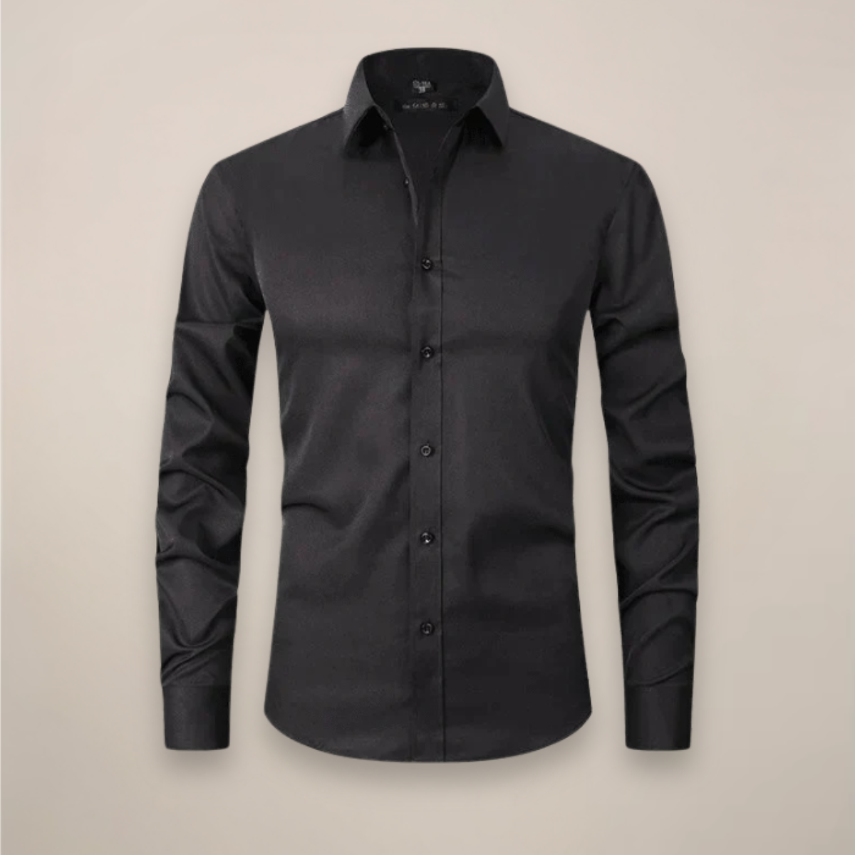 Men's Wrinkle-Free Dress Shirt | Structured Fit Long Sleeve