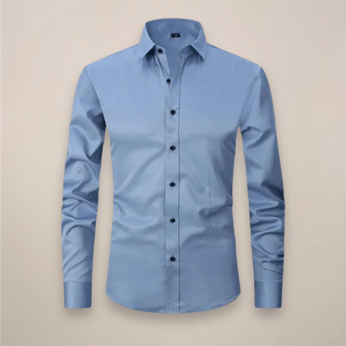 Men's Wrinkle-Free Dress Shirt | Structured Fit Long Sleeve
