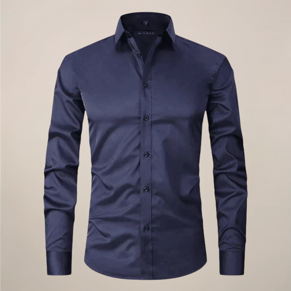 Men's Wrinkle-Free Dress Shirt | Structured Fit Long Sleeve