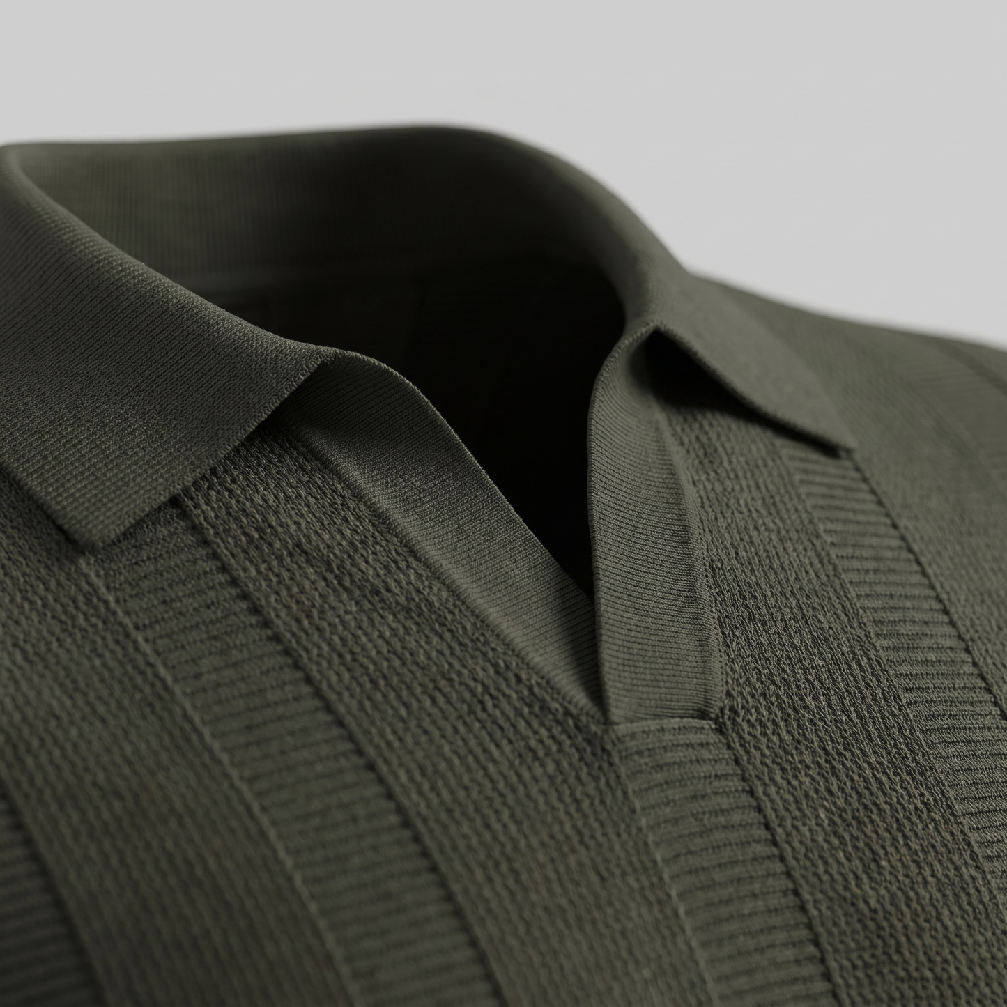 Maglietta Polo Uomo Aperta in Maglia | Stile Estivo Casual Intelligente a Costine