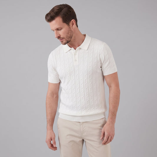 Camiseta Polo de Punto para Hombre con Textura | Estilo Veraniego Fresco