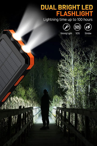 Dean | Pro Zasilany Energią Słoneczną Powerbank Z Wbudowaną latarką