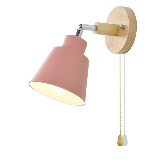 Lampa ścienna Brevik | z wyłącznikiem pociągowym