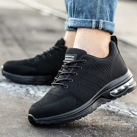 Męskie Buty Robocze ze Stalowym Podnoskiem | Trwałe i Wygodne