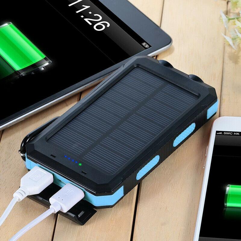 Solární powerbanka 50000mAh | Vodotěžná venkovní nabíječka