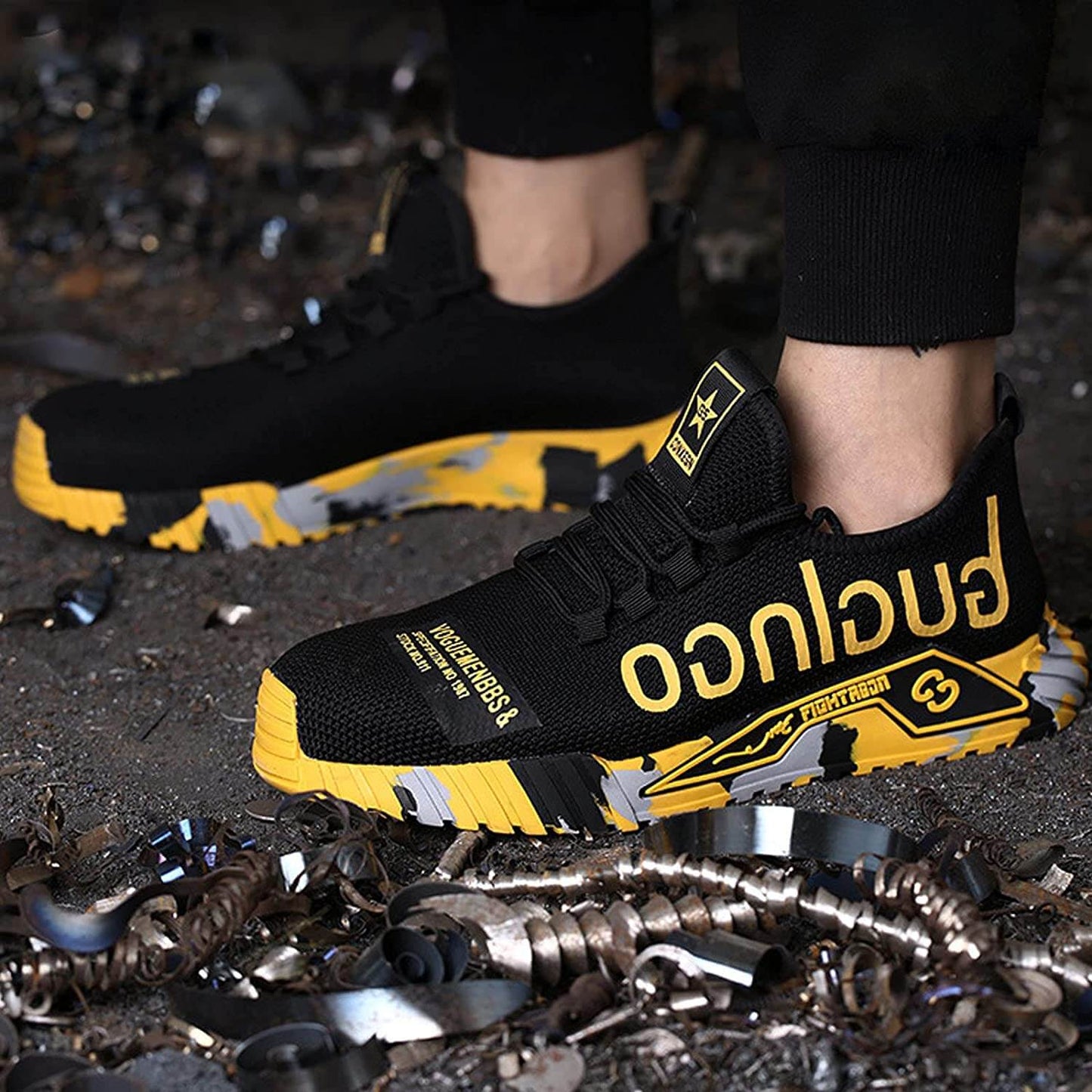 Oddychające Bezpieczne Obuwie Robocze | Kompozytowa Ochrona Palców