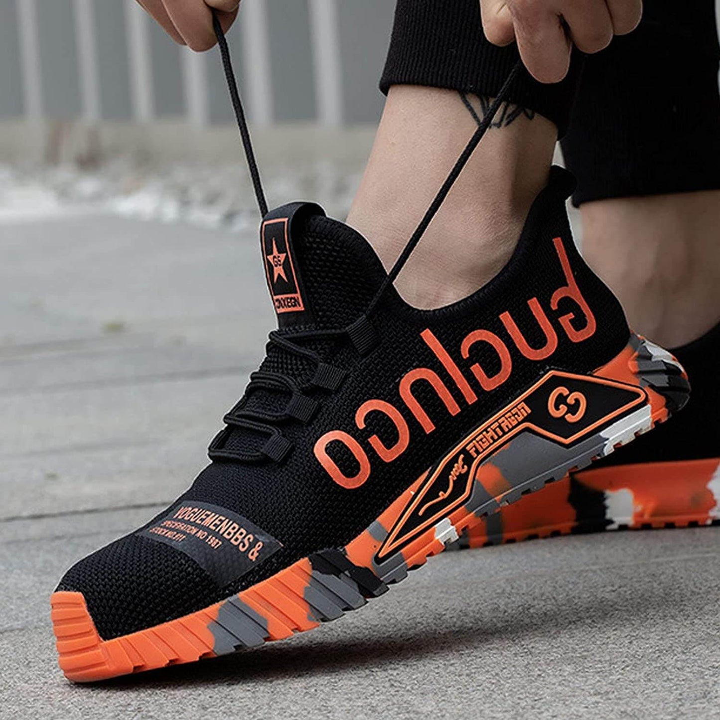 Oddychające Bezpieczne Obuwie Robocze | Kompozytowa Ochrona Palców