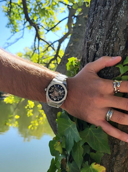 Blaise | Stylowy Chronograf ze Skórzanym Paskiem