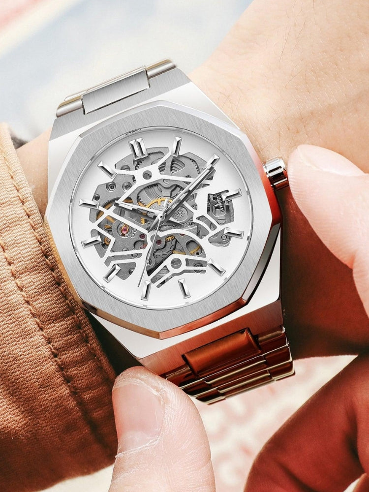 Blaise | Stylowy Chronograf ze Skórzanym Paskiem