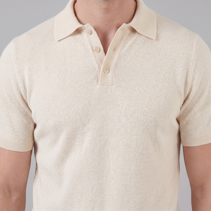 Men's Lightweight V-Neck Polo Shirt