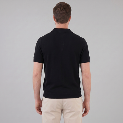 Men's Lightweight V-Neck Polo Shirt