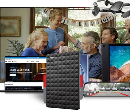 External Hard Drive | Slim Portable USB 3.0 Drive