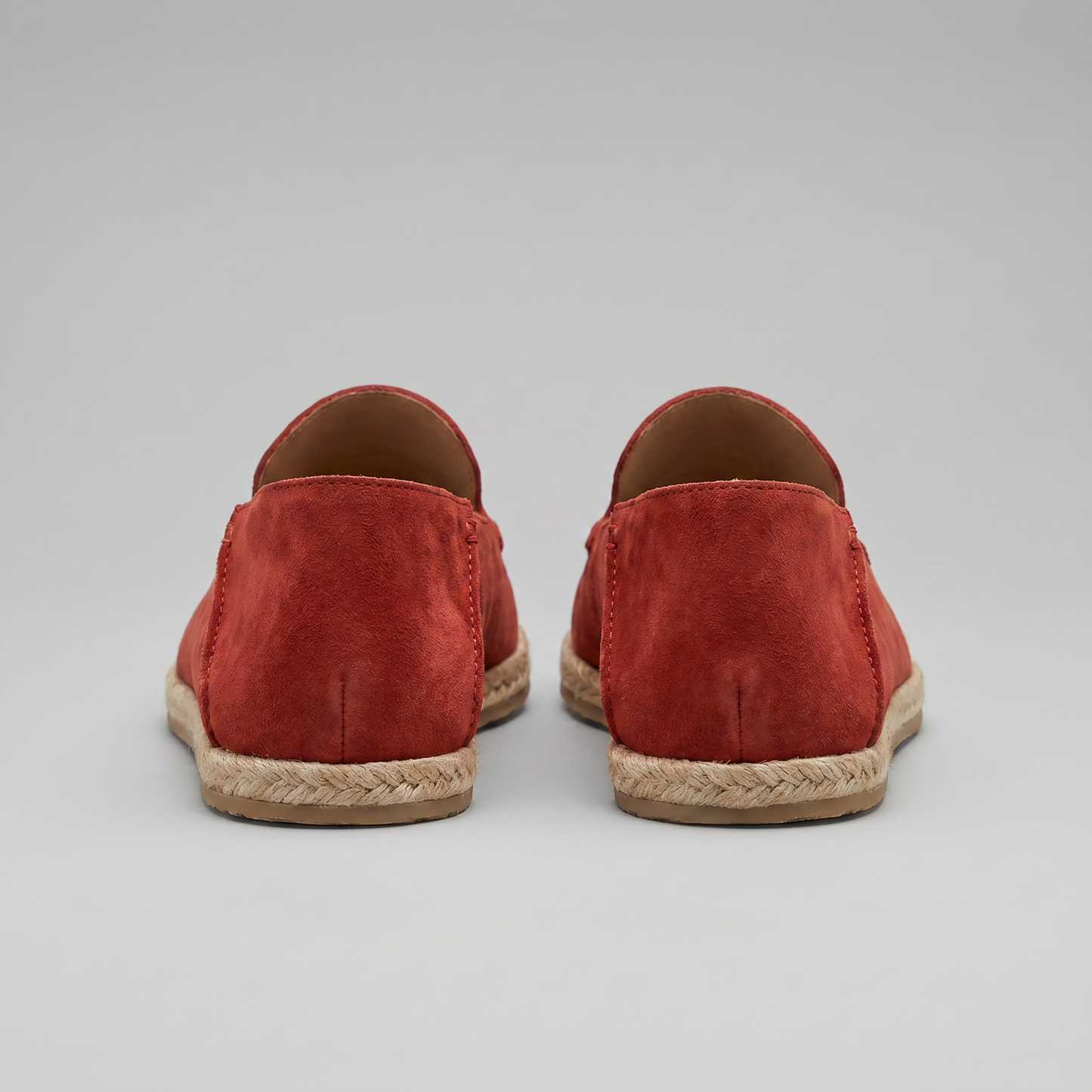 Pánské stylové semišové espadrilky mokasíny | Letní nazouvací jutové sandály