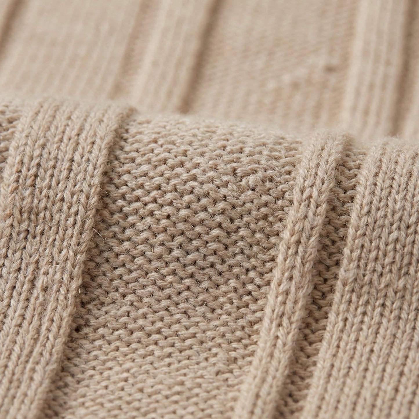 Men's Ribbed Knit Long Sleeve Tee