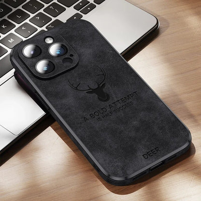 Etui Na IPhone'a W Stylu Skórzanym | Odporny Na Wstrząsy Smukła Ochrona