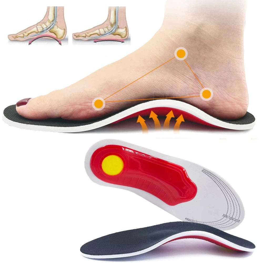 Semelles 3D Confort Unisexes pour Chaussures | Soutien Orthopédique de la Voûte Plantaire