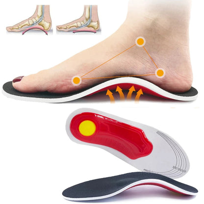 Semelles 3D Confort Unisexes pour Chaussures | Soutien Orthopédique de la Voûte Plantaire