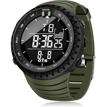 Reloj deportivo digital impermeable para hombre | Reloj para aventuras al aire libre